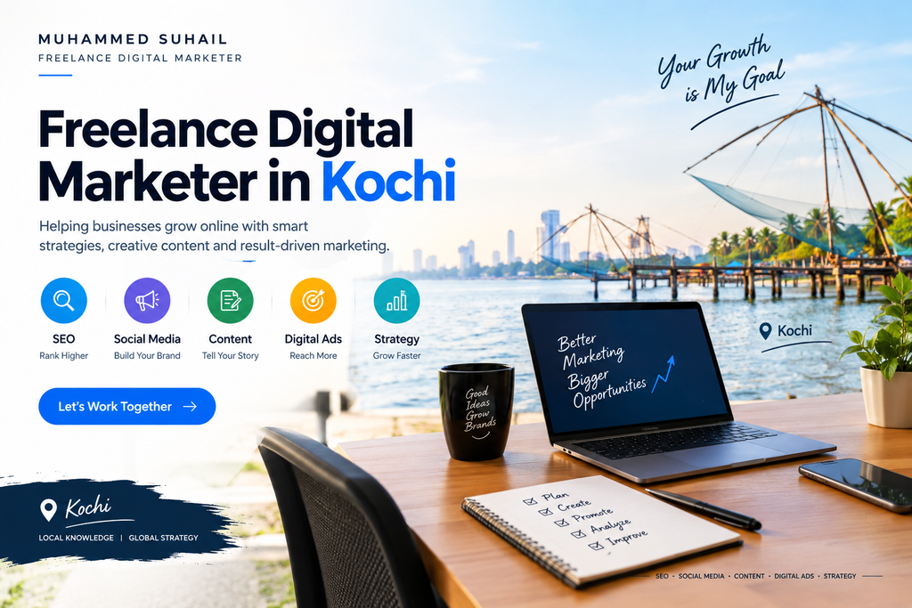 “freelance digital marketer in Kochi”